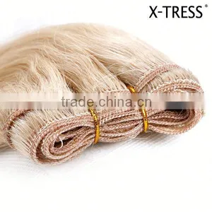 20inch Platinum Blond 60color 100g European Hair Silk Straight Hot Selling From Chinese Factories Hair Weft Extension thumbnail-6