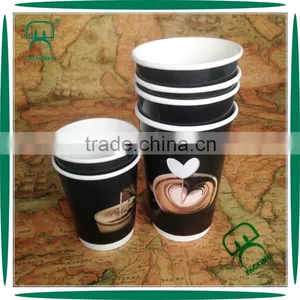 Hot Selling Nice Printing 8 Oz,16 oz 12 oz Double Wall Coffee Cup in Stock thumbnail-1