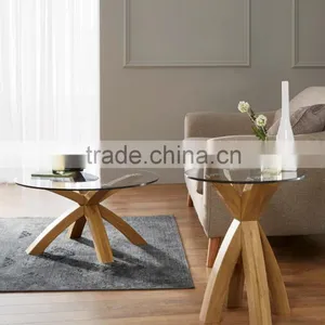 Small Wooden Round Table thumbnail-5