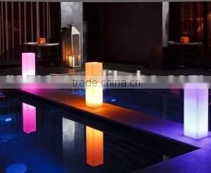 Color Change180cm High Plastic Led Bar Stand Pole LED Bar Cylinder thumbnail-2