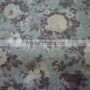 2016 Wax Printing Spandex Denim Fabric for Ladies Legging thumbnail-3
