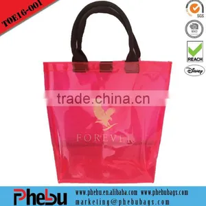 Large PVC Shopping Tote Bag Beach Bag(TOE16-001) thumbnail-1