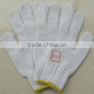 PVC Dot Gloves Cotton Knit Gloves With Plastic Dots String Knit Cotton Gloves Large Farm Glove Pvc Dot Knit Gloves Machine thumbnail-1