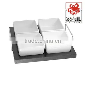 White Porcelain Bowls and Dishes thumbnail-1