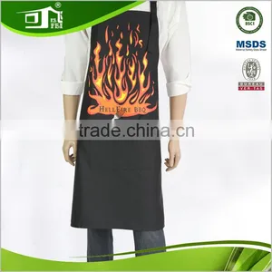 Trade Assurance Cotton and Poly Bib Bbq Apron With Print thumbnail-2