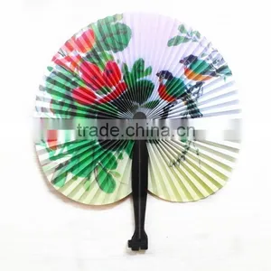 Jy5003Low Price High Quality Perfect Gift Printed Folding Paper Hand Fan,Classic Folded Paper Fan ,Children's Small Folding Fan thumbnail-5