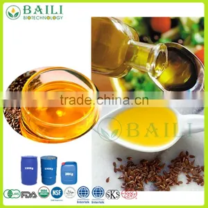 Hot Selling Organic Linseed Oil Extract Cold Pressed Raw Crude Flaxseed Oil Refined thumbnail-1