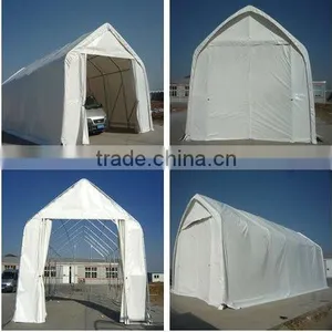 PVC Coated Single Steel Tubes Car Cover 2043 thumbnail-5
