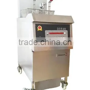 Stainless Steel Electric Donut Deep Fryer 2 Basket Gas Fryer Professional Best Stainless Steel Big Chip Continuous Deep Fryer thumbnail-1