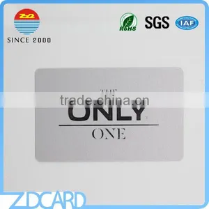 Silk-screen Printing Metallic Silver 0.38mm Pvc Card thumbnail-4