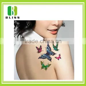 Waterproof Skin Safe Stickers Body Paint Decoration Gradient Design Sexy Rainbow Temporary Tattoo thumbnail-3