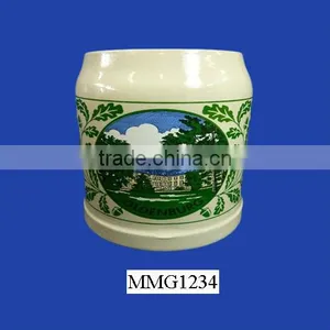 Vintage West German Ceramic Heavy Beer Mug thumbnail-1