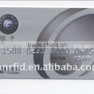 Plastic Pvc Silver Card With Serial Numbers thumbnail-1
