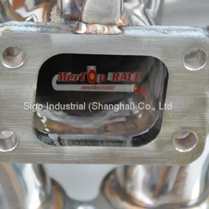 Mertop Race 88-00 HOND* CIVI*/CRX DEL SOL B-SERIES T3 RAM HORN TURBO MANIFOLD thumbnail-5