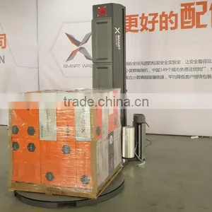 High Performance Automatic Pallet Stretch Wrapping Machine With Cutting System 300%pre Stretch thumbnail-2