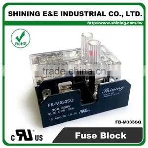 FB-M033SQ Equal To Bussmann 600V 30 Amp 3 Pole 10x38 Midget Fuse Box thumbnail-5