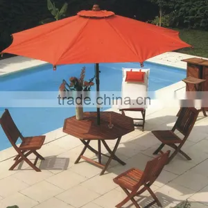 Garden Transparent Parasol Set 11613 thumbnail-1