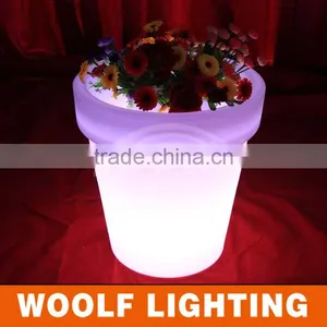 Amazing Lovely Yard and Garden Decorative Illuminated Flashing LED Light Flower Pot thumbnail-1