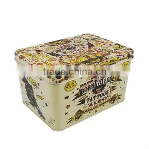 Four-color Printing Tin Boxes for Cookies thumbnail-1