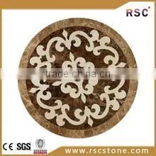 Emperador Light Mix Dark Flower Waterjet Marble Pattern thumbnail-1