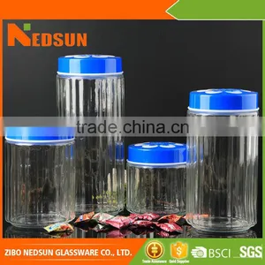 China Express Stripe Hot Selling Candy Jar Glass Best Selling Products in Nigeria thumbnail-1