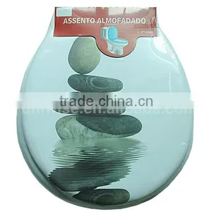 High Quality Print PVC SOFT Toilet Seat Cover, 17"/19" PVC Soft Toilet Seat, Printed Soft Seat of PVC thumbnail-2