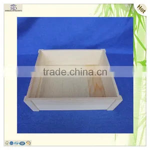 Customized Vegetable Fruits Storage Serving Plain Wood Tray thumbnail-1