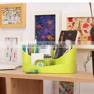 Cy271 Multi-Purpose PP Plastic Desktop Storage Box Case Pen Pencil Holder Plastic Cosmetics Make Up Office Desk Organizer thumbnail-6