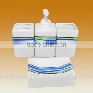 Factory Wholesale Hotel Porcelain Bathroom Accessories, Ceramic Bath Accessories thumbnail-2