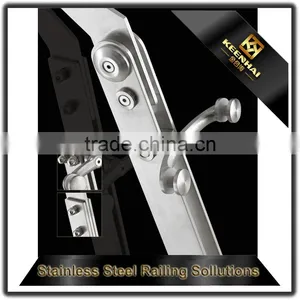 Glass Balcony Railing With Stainless Steel Baluster thumbnail-2