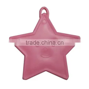 Star Shaped Plastic Balloon Weights Pink thumbnail-1