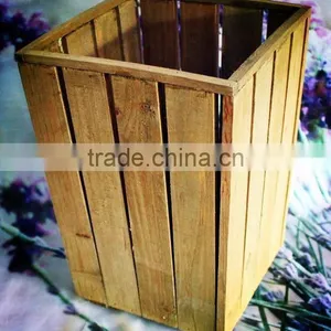 Wooden Trash Bin thumbnail-1