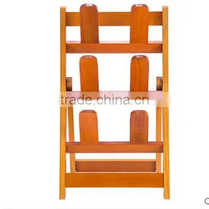 2017 Hot Selling Wooden Folding Shoe Rack thumbnail-5