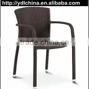 Resin PE Rattan Wicker Outdoor Stacking Chair thumbnail-1