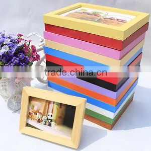 Wooden Photo Frame Multi-color Optional thumbnail-1