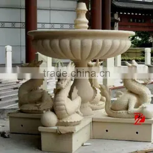 Stone Fountain With Dragon Statue thumbnail-1