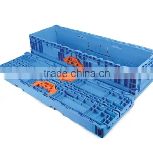PP Plastic Folding Turnover Box With Handle (602901) thumbnail-1