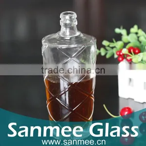 Supplies Glassware Transparent 500ml Glass Bottle thumbnail-1