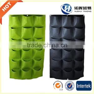 Garden Vertical Planter Multi Pocket Wall Mount Living Growing Bag Felt Indoor/Outdoor Pot (12-Pocket (3x4)) thumbnail-1