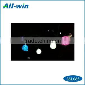 Cyrstalline Lantern Shaped Garden Solar Light With White LED thumbnail-1
