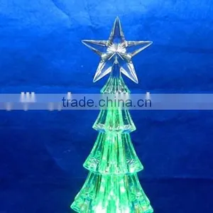 Dongguan Acrylic Factory Crystal Led Tower Christmas Tree With Try me thumbnail-4