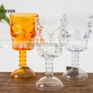 Halloween Plastic 350ml LED Light Skull Mugs Cup for Party Decoration thumbnail-2