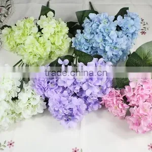 High Quality Silk Hydrangea Artificial Hydrangea Bouquet Decorative Landscaping Hydrangea Bouquet Export Only thumbnail-2