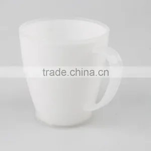 PP White Hotsale Plastic Drinking Double Wall Cup thumbnail-1