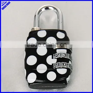 Colored Mini 3 Digit Changing Combination Decorative Lock thumbnail-1