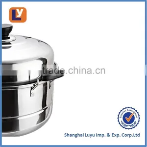 STAINLESS STEEL COOKWARE 2 LAYER STEAM POT thumbnail-3