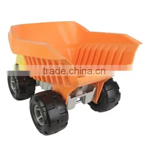Dongguan Toy Big Plastic Dump Truck Yellow Cab and Orange Dump From ICTC Factory thumbnail-3