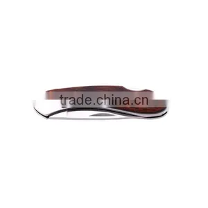 A21-1025 Stainless Steel Blade Pakkawood Handle Folding Knife thumbnail-2