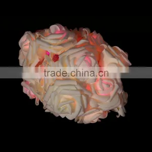 Fashion Holiday Lighting 20 LED Novelty Rose Flower Fairy String Lights Wedding Garden Party Christmas Decoration Hot Selling thumbnail-4