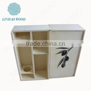 Custom Made Gift Boxes/Wooden Wine Gift Box thumbnail-5